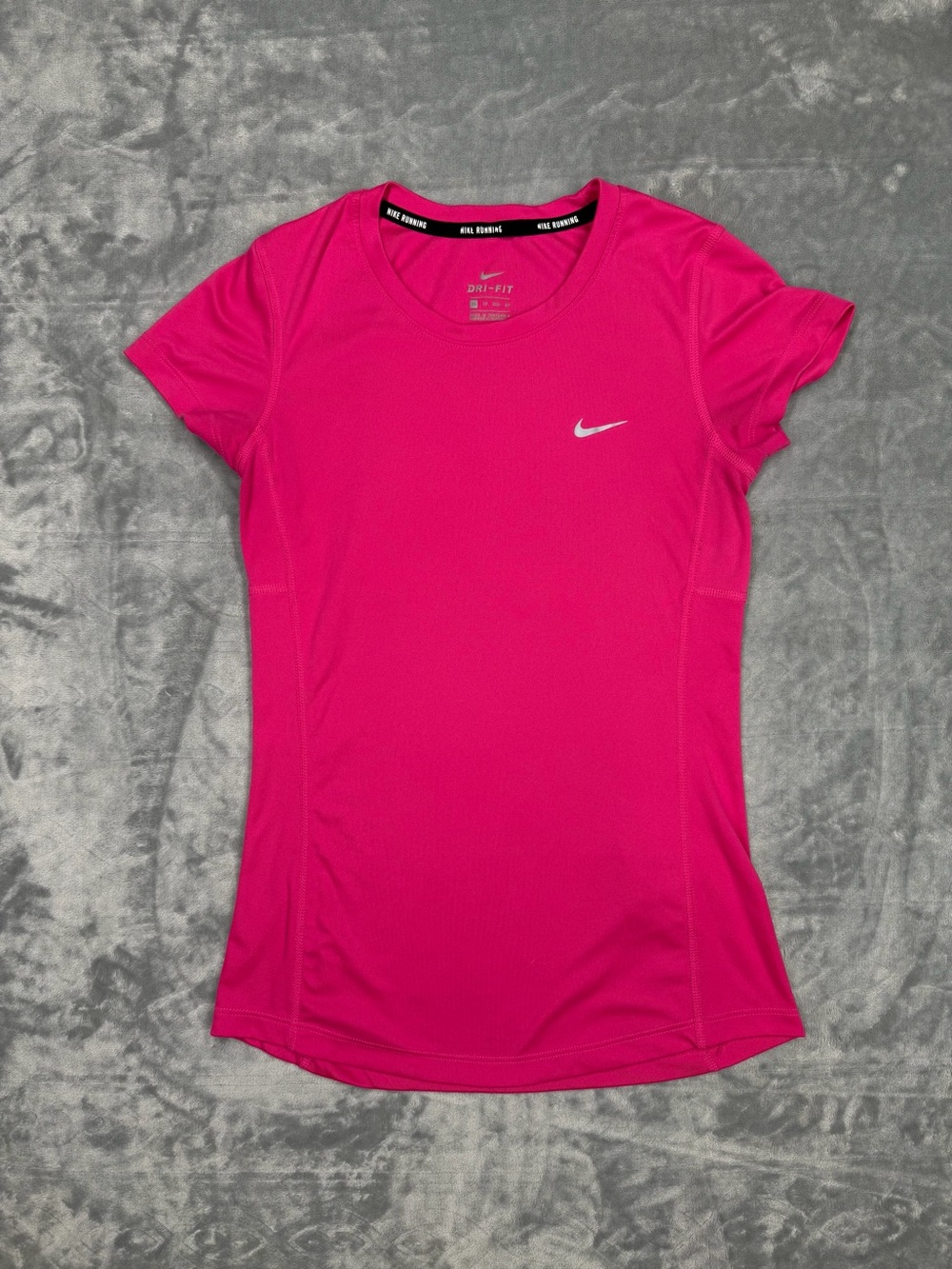 Nike Women's Short Sleeve Dri-FIT Tee in Hot Pink